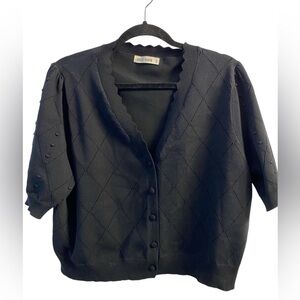 Grace Karin Dainty Short Sleeve Cardigan 2XL Good Used Condition Like New Shrug
